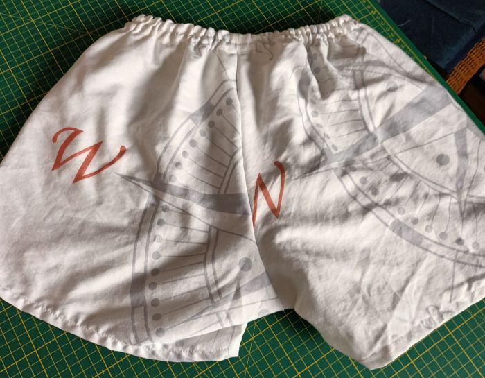 Flatlay der Herren-Panty „Piet“, Rückseite