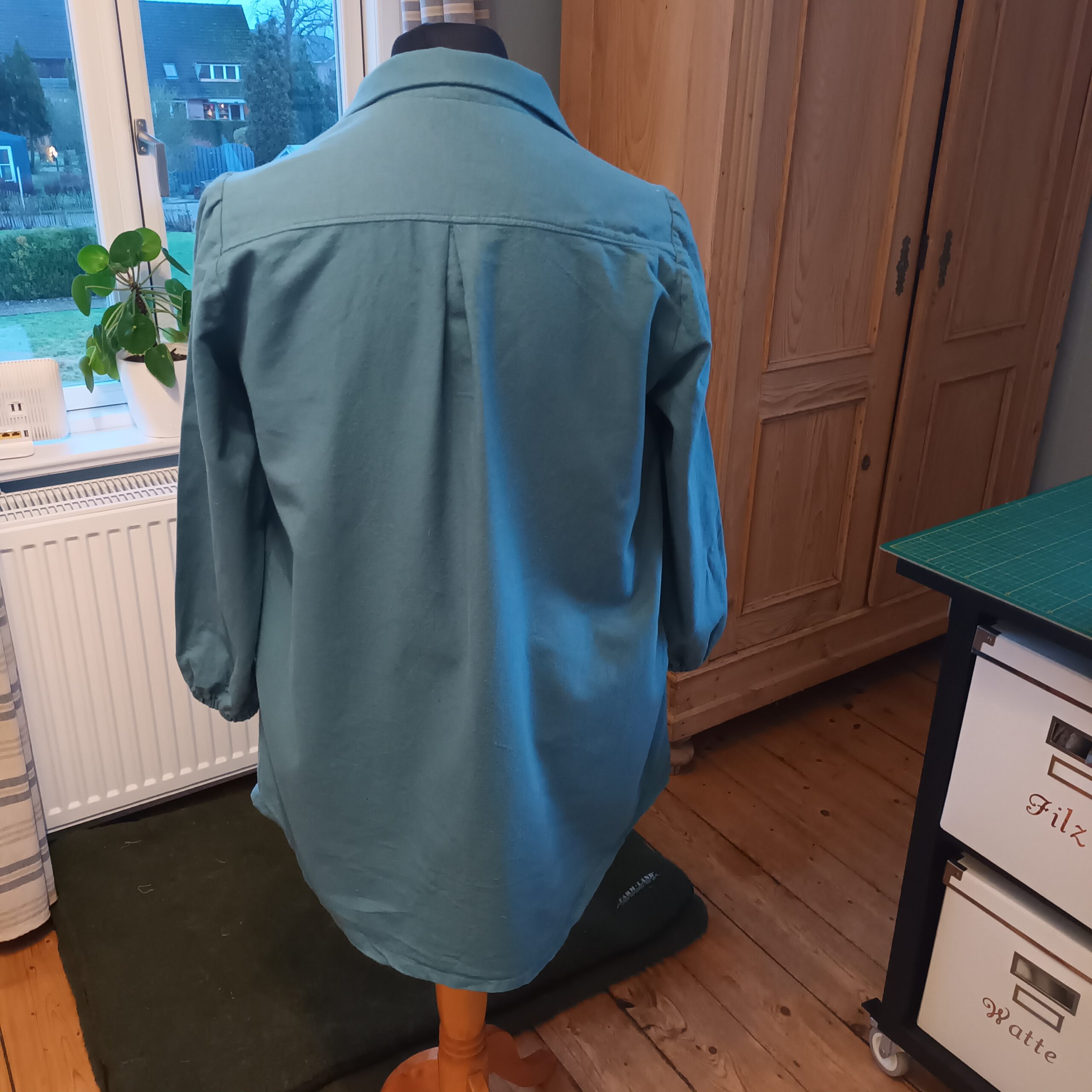 Finale Robá aus Flanell, Rückansicht