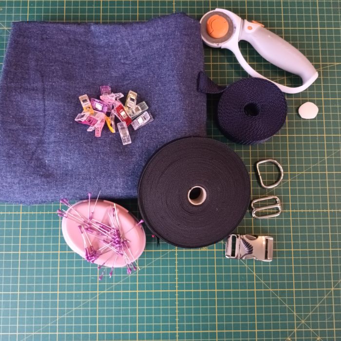 Material für ein selbst genähtes Halsband