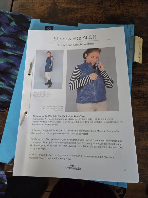 Schnittmuster Alon