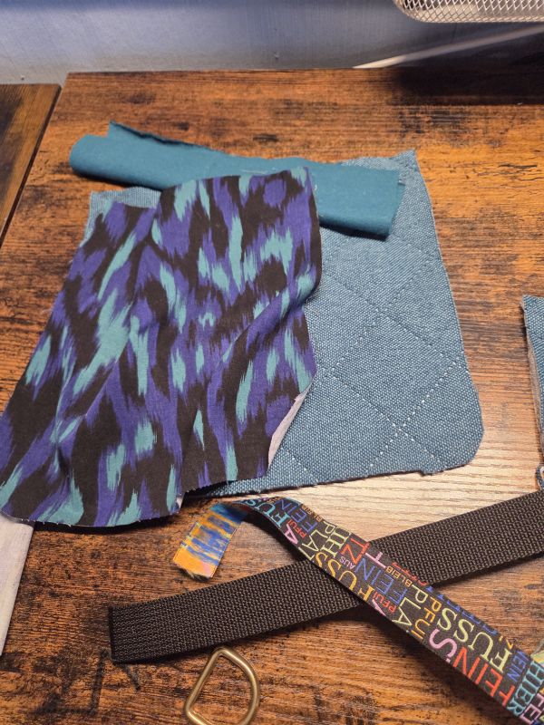 Material für die Vordertaschen