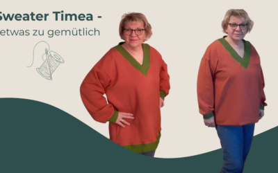 Sweater Timea – kuschelig genäht und fast zu gemütlich