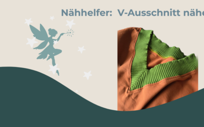 Nähhelfer: V-Ausschnitt nähen