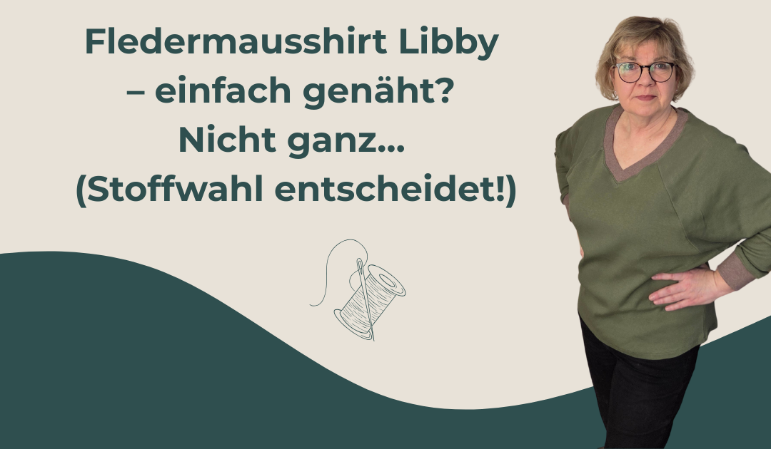Fledermausshirt Libby nähen – V-Ausschnitt gerettet