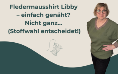 Fledermausshirt Libby nähen – V-Ausschnitt gerettet