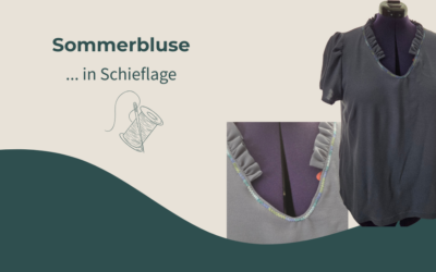 Sommerbluse in Schieflage